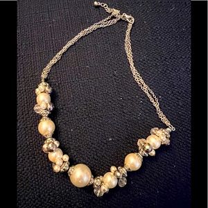 Beaded statement necklace